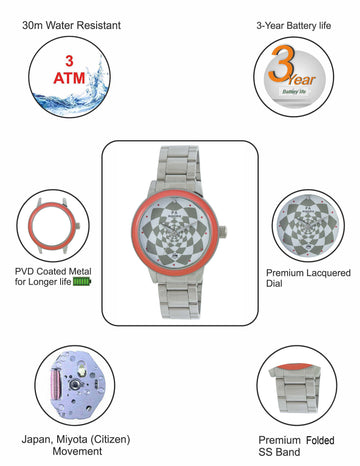 Maxima ATTIVO Women Multicolor Dial Analogue Watch - 63281CMLI